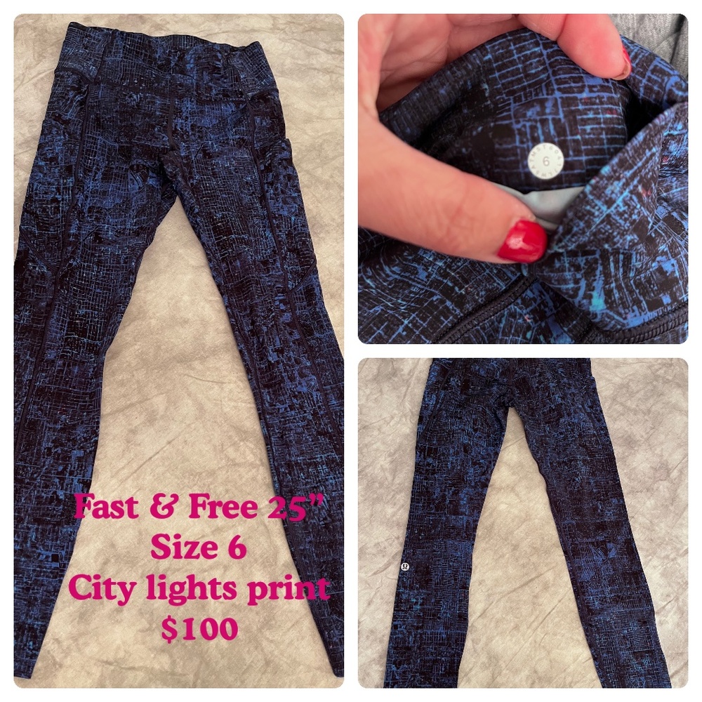 Lululemon Fast & Free leggings